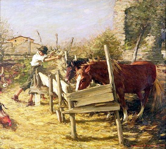 Henry Herbert La Thangue The Appian Way oil painting image